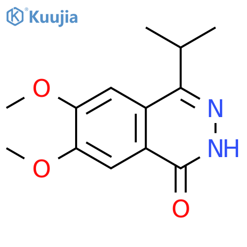 1(2H)-Phthalazinone, 6,7-dimethoxy-4-(1-methylethyl)- structure