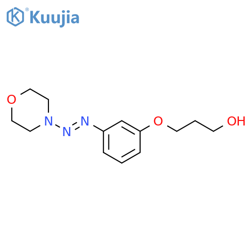 1-Propanol, 3-[3-(4-morpholinylazo)phenoxy]- structure