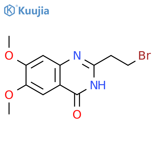 4(1H)-Quinazolinone, 2-(2-bromoethyl)-6,7-dimethoxy- structure