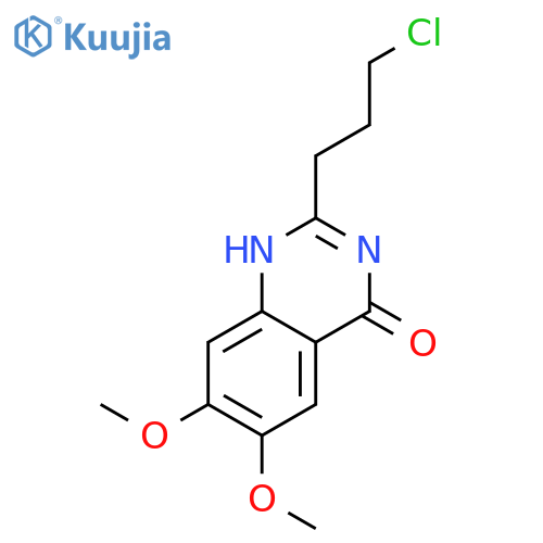 4(1H)-Quinazolinone, 2-(3-chloropropyl)-6,7-dimethoxy- structure