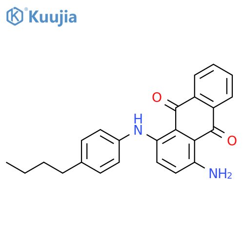 9,10-Anthracenedione, 1-amino-4-[(4-butylphenyl)amino]- structure