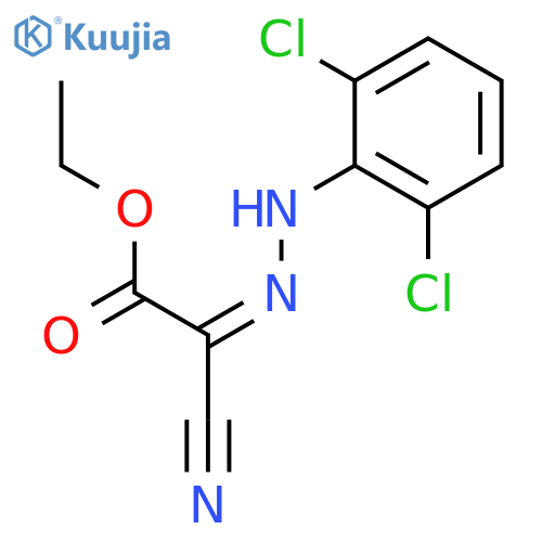Acetic acid, cyano[(2,6-dichlorophenyl)hydrazono]-, ethyl ester structure