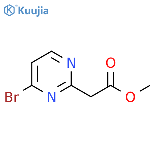 Methyl 2-(4-bromopyrimidin-2-yl)acetate structure