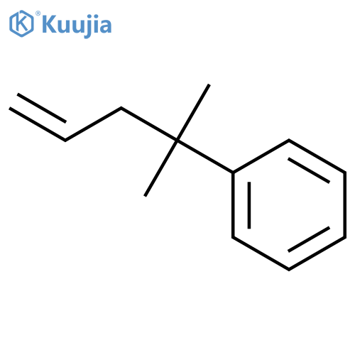 BENZENE, (1,1-DIMETHYL-3-BUTENYL)- structure