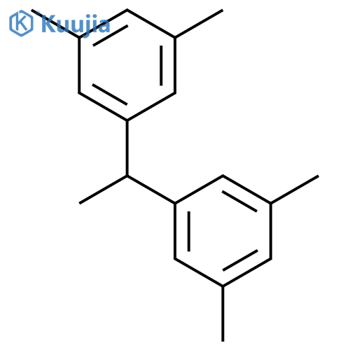 Benzene, 1,1'-ethylidenebis[3,5-dimethyl- structure
