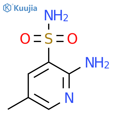 2-Amino-5-methylpyridine-3-sulfonamide structure