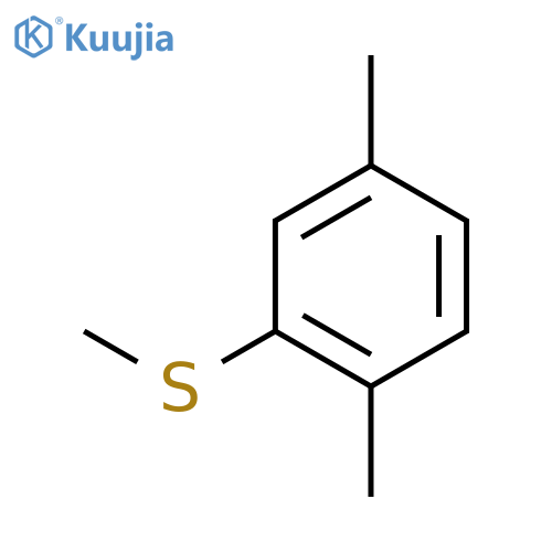 1,4-dimethyl-2-(methylsulfanyl)benzene structure