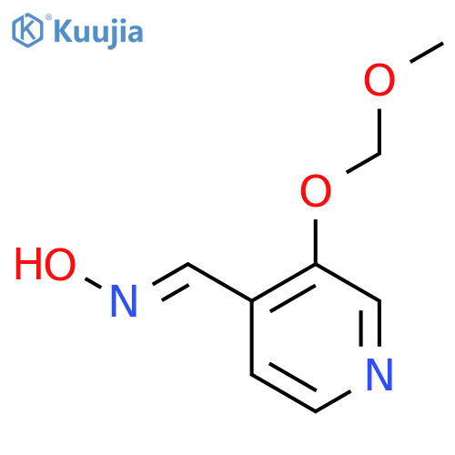 4-PYRIDINECARBOXALDEHYDE, 3-(METHOXYMETHOXY)-, OXIME structure