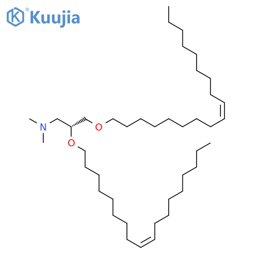 1-PROPANAMINE, N,N-DIMETHYL-2,3-BIS[(9Z)-9-OCTADECENYLOXY]-, (2R)- structure