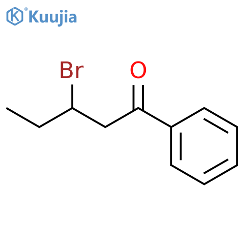 1-PENTANONE, 3-BROMO-1-PHENYL- structure