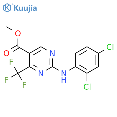 2-(2,4-Dichlorophenyl)amino-4-(trifluoromethyl)-5-pyrimidinecarboxylic Acid Methyl Ester structure