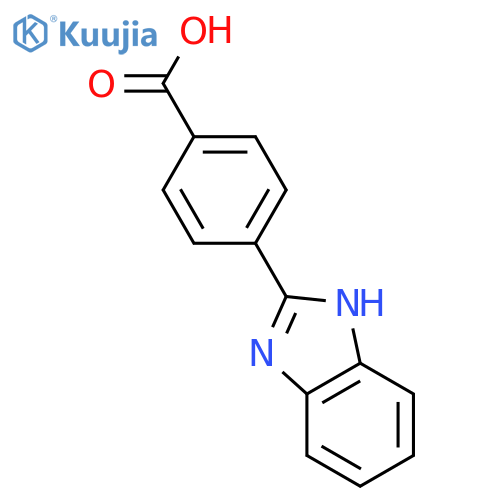 2-(4-Carboxyphenyl)-1H-benzimidazole structure