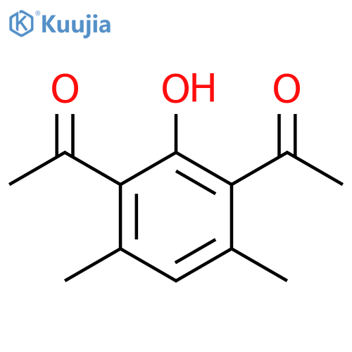 1-(3-Acetyl-2-hydroxy-4,6-dimethylphenyl)ethanone structure