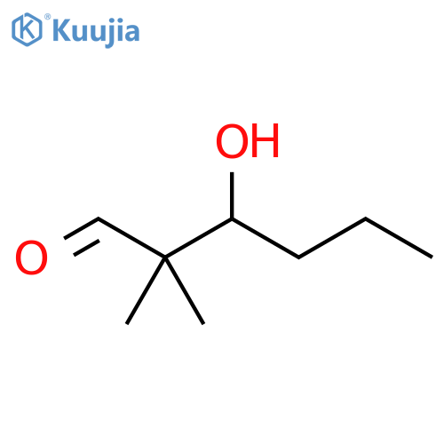 Hexanal, 3-hydroxy-2,2-dimethyl- structure