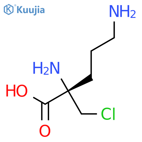 Ornithine, 2-(chloromethyl)- structure