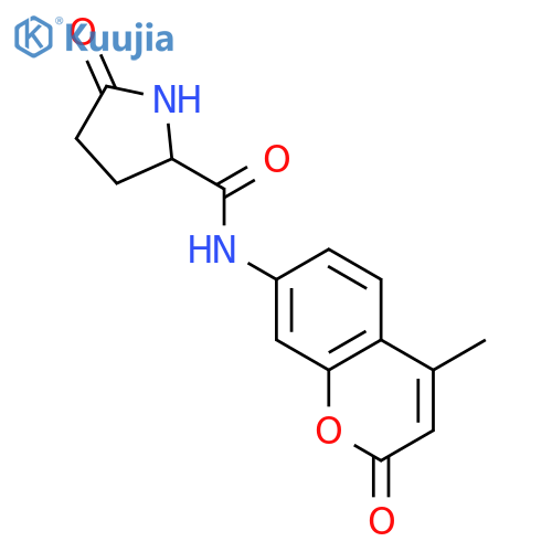 L-Pyroglutamic Acid 7-Amido-4-methylcoumarin structure