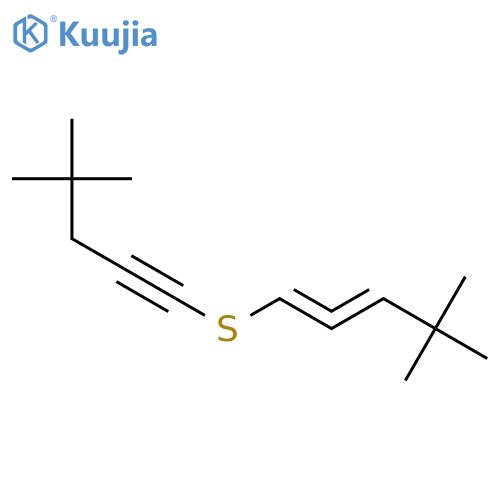 1,2-PENTADIENE, 1-[(4,4-DIMETHYL-1-PENTYNYL)THIO]-4,4-DIMETHYL- structure
