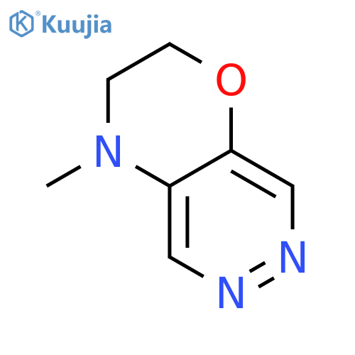 2H-Pyridazino[4,5-b]-1,4-oxazine,  3,4-dihydro-4-methyl- structure