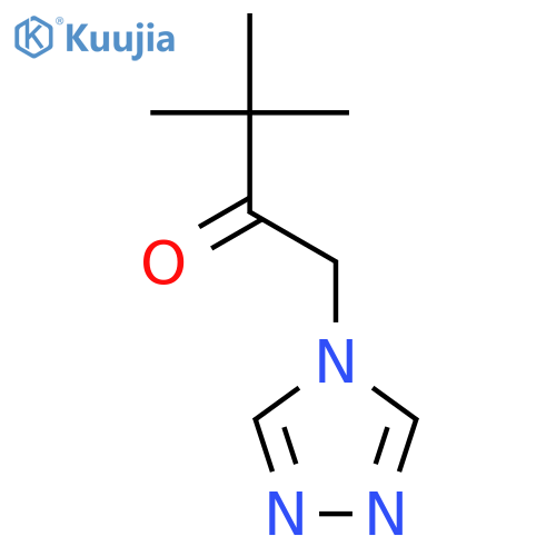 3,3-Dimethyl-1-(4H-1,2,4-triazol-4-yl)butan-2-one structure