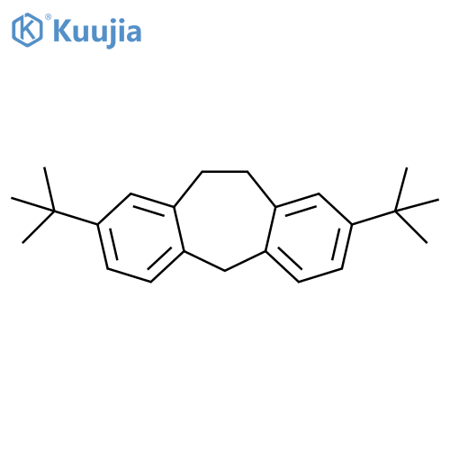 5H-Dibenzo[a,d]cycloheptene, 2,8-bis(1,1-dimethylethyl)-10,11-dihydro- structure