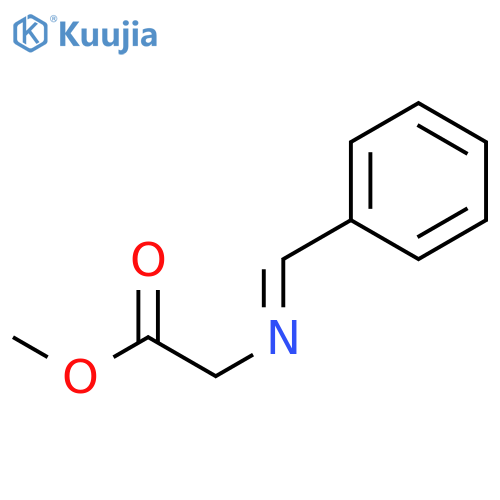 Methyl 2-(benzylideneamino)acetate structure