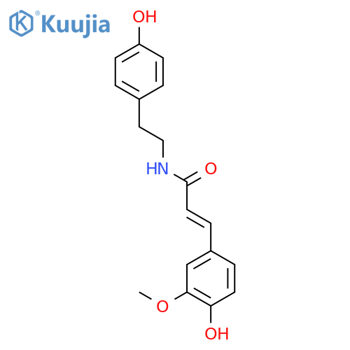 N-trans-Feruloyltyramine structure