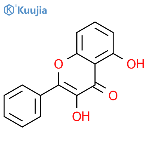 3,5-dihydroxyflavone structure