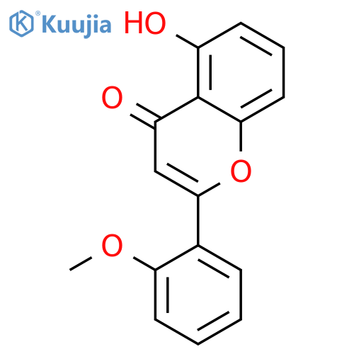 5-hydroxy-2'-methoxyflavone structure