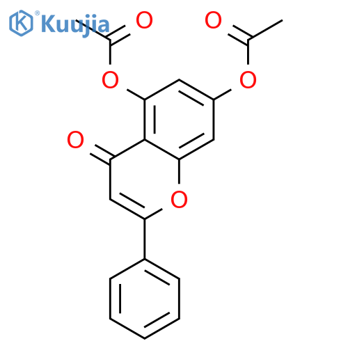 5,7-Diacetoxyflavone structure