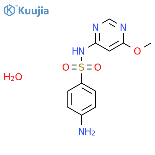 Sulfamonomethoxine Monohydrate Standard structure