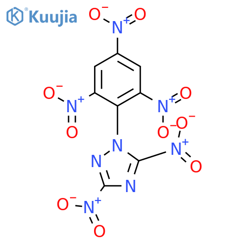 1H-1,2,4-Triazole, 3,5-dinitro-1-(2,4,6-trinitrophenyl)- structure
