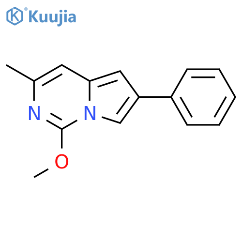 Pyrrolo[1,2-c]pyrimidine, 1-methoxy-3-methyl-6-phenyl- structure