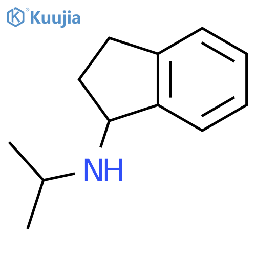 N-(propan-2-yl)-2,3-dihydro-1H-inden-1-amine structure