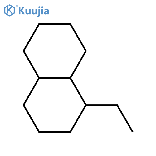 Naphthalene, 1-ethyldecahydro-, (1α,4aβ,8aα)- (9CI) structure