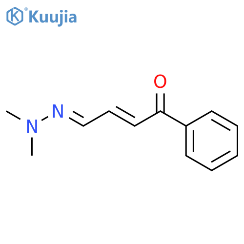 2-BUTENAL, 4-OXO-4-PHENYL-, 1-(DIMETHYLHYDRAZONE) structure