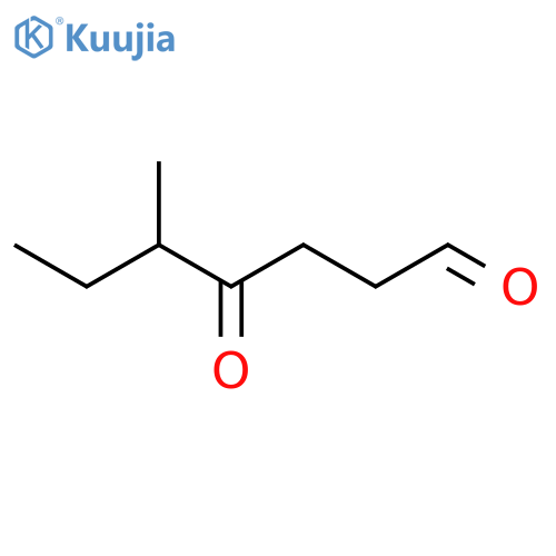 Heptanal, 5-methyl-4-oxo- structure