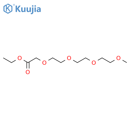 3,6,9,12-Tetraoxatridecanoic acid, ethyl ester structure