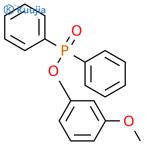 PHOSPHINIC ACID, DIPHENYL-, 3-METHOXYPHENYL ESTER structure