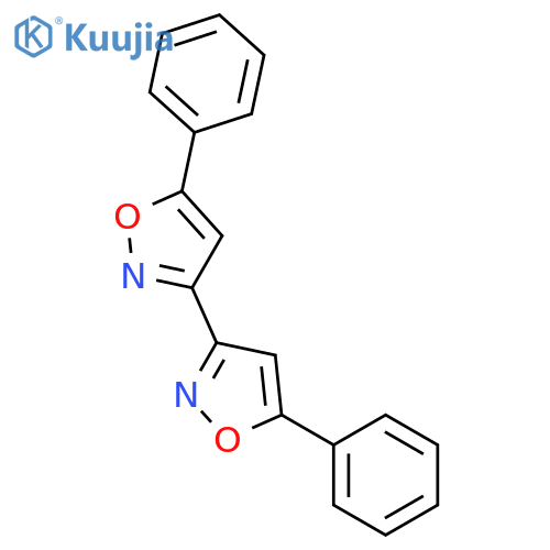 3,3'-Biisoxazole,5,5'-diphenyl- structure