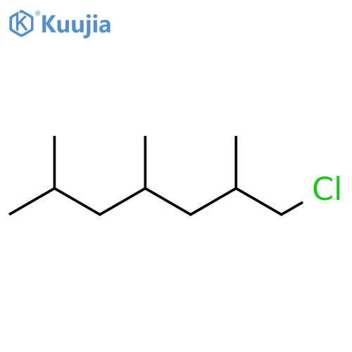Heptane, 1-chloro-2,4,6-trimethyl- structure