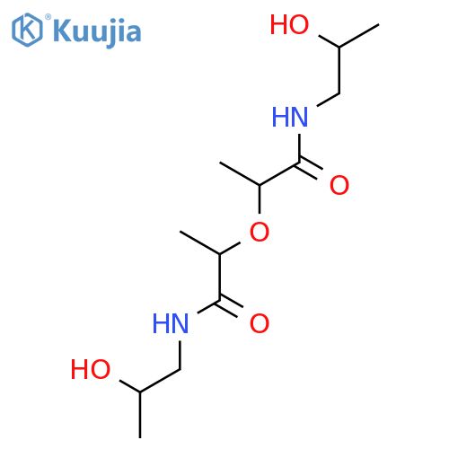 PROPANAMIDE, 2,2'-OXYBIS[N-(2-HYDROXYPROPYL)- structure