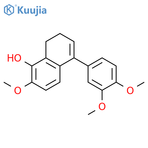 1-NAPHTHALENOL, 5-(3,4-DIMETHOXYPHENYL)-7,8-DIHYDRO-2-METHOXY- structure