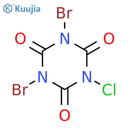 1,3-Dibromo-5-chloro-1,3,5-triazinane-2,4,6-trione structure