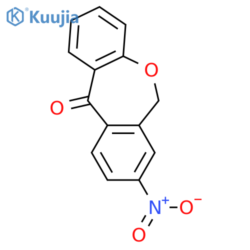 8-nitro-Dibenz[b,e]oxepin-11(6H)-one structure