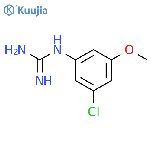 GUANIDINE, (3-CHLORO-5-METHOXYPHENYL)- structure
