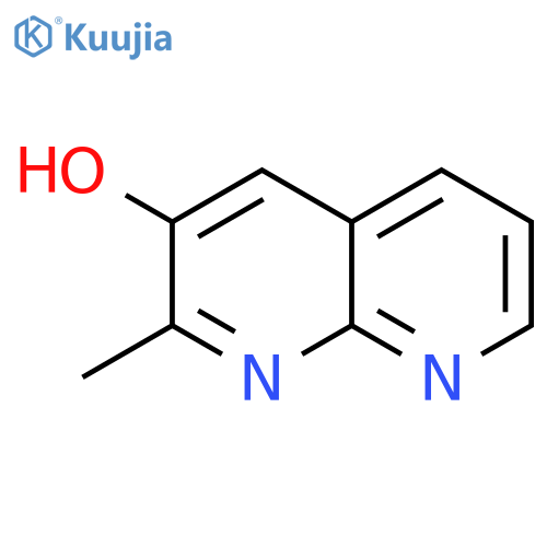 1,8-Naphthyridin-3-ol, 2-methyl- (9CI) structure