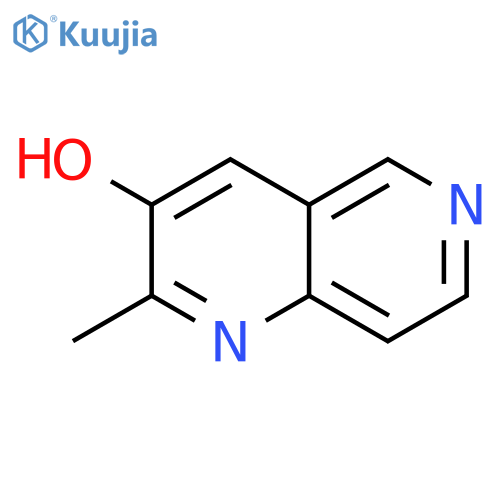 2-methyl-1,6-naphthyridin-3-ol structure