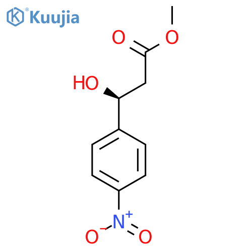 methyl (3S)-3-hydroxy-3-(4-nitrophenyl)propanoate structure