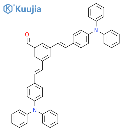 3,5-Bis(4-(diphenylamino)styryl)benzaldehyde structure