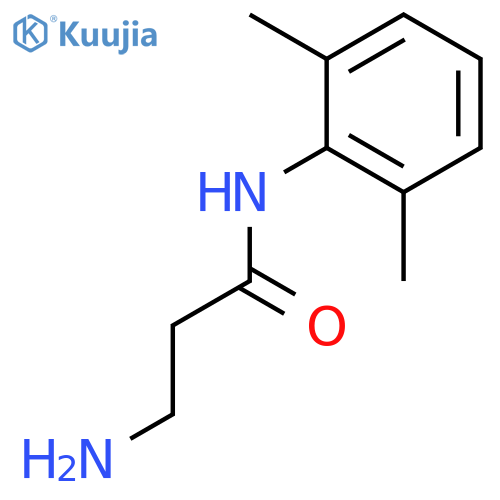Propanamide, 3-amino-N-(2,6-dimethylphenyl)- structure
